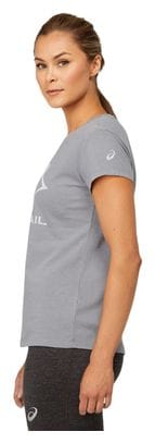 Asics Fujitrail Womens Short Sleeve Jersey Gray