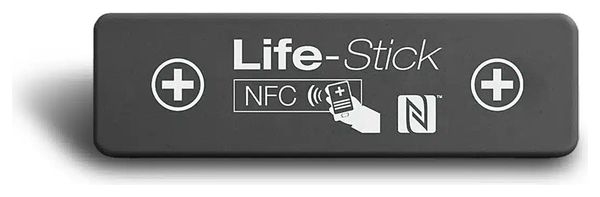 Autocollant LifeStick RIDE - Contient vos informations vitales et contacts d'urgence