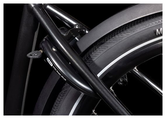 Cube Supreme Hybrid Comfort Pro 500 Easy Entry Electric City Bike Enviolo City 500 Wh 700 mm Nero Grigio Lunare 2025