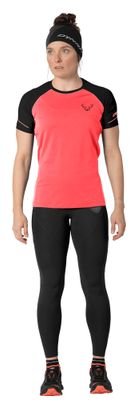 Women's Dynafit Alpine Pro Pink/Black short-sleeved jersey