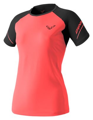 Women's Dynafit Alpine Pro Pink/Black short-sleeved jersey