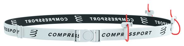 Ceinture Porte-Dossard Compressport Blanc