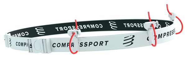 Ceinture Porte-Dossard Compressport Blanc