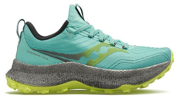 Saucony Endorphin Trail Hardloopschoenen Groen Geel Vrouwen