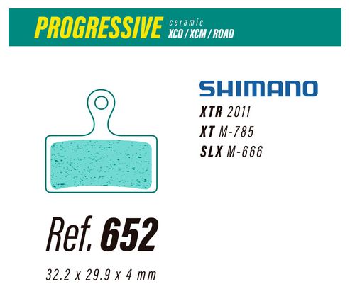 Paire de Plaquettes Less Brakes Shimano XTR / XT / SLX