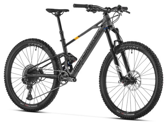 VTT Électrique Tout Suspendu Enfant Mondraker F-Play 26 Sram SX Eagle 12V Gris 2024