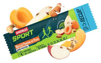 Andros Sport Récup Apple/Pear/Apricot protein bar 50g