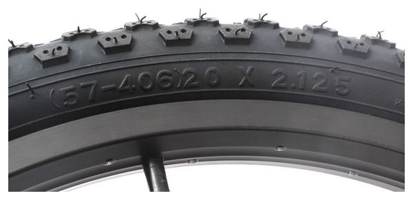 Set de pneus BMX KENDA 20 pouces x 2 125 pouces