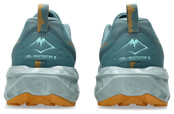 Asics Gel-Sonoma 8 Men's Trail Running Shoes - Blue/Orange