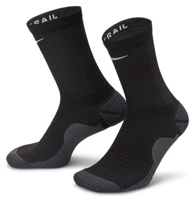 Nike Trail Run Crew Socks Black