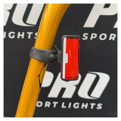 Luz trasera para bicicleta LED de 250 lúmenes, recargable por USB