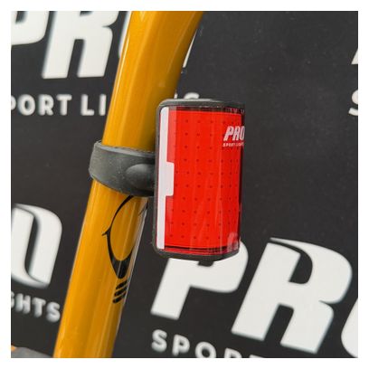 Luz trasera para bicicleta LED de 250 lúmenes, recargable por USB