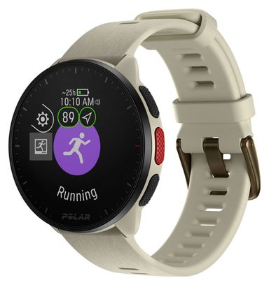 Montre GPS Polar Pacer Blanc Cloud - Produit Reconditionné