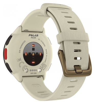 Montre GPS Polar Pacer Blanc Cloud - Produit Reconditionné