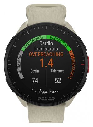 Montre GPS Polar Pacer Blanc Cloud - Produit Reconditionné