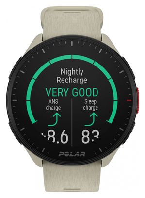 Montre GPS Polar Pacer Blanc Cloud - Produit Reconditionné