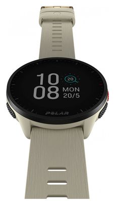 Montre GPS Polar Pacer Blanc Cloud - Produit Reconditionné
