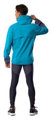 Heren Mizuno Trail Waterdicht 20k Jacket Blauw