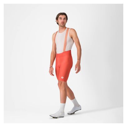 Cuissard Court Castelli Espresso 2 Orange Homme