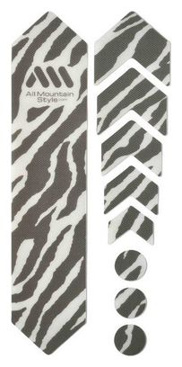 Kit Protection de Cadre ALL MOUNTAIN STYLE Honey Comb 9 pcs - Zebra