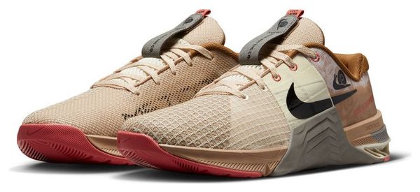 Zapatillas de entrenamiento cruzado Nike Metcon 8 AMP Beige Marrón