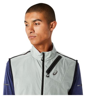 Veste sans manche packable Asics Metarun Gris