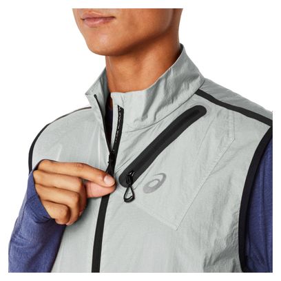 Veste sans manche packable Asics Metarun Gris
