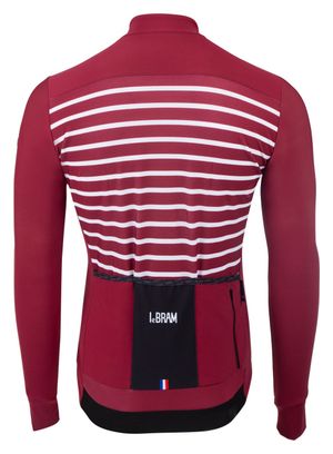 LeBram Ventoux Langarmtrikot Bordeaux Tailored Fit