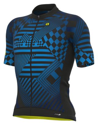 Alé Checker Kurzarmtrikot Blau