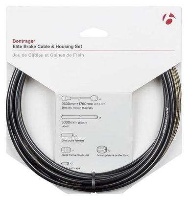 Set di cavi / alloggiamenti freno Bontrager Elite 5mm nero