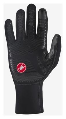 Castelli Diluvio Uno Guantes Largos Neopreno Negro