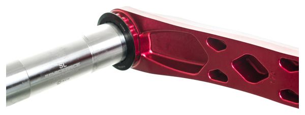 Race Face Atlas Cinch Direct-Mount 83 mm cranks (zonder behuizing) Rood