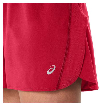 Short Splité Asics Core Rouge Femme