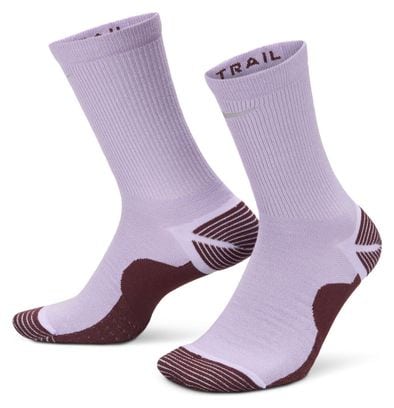 Chaussettes Nike Trail Run Crew Violet