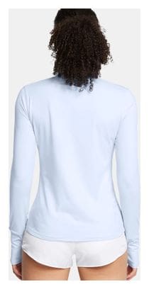 Haut 1/2 Zip Under Armour Qualifier Run Bleu Femme