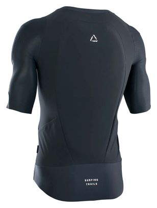 Camiseta de Protección MTB de Manga Corta ION AMP Negra Unisex