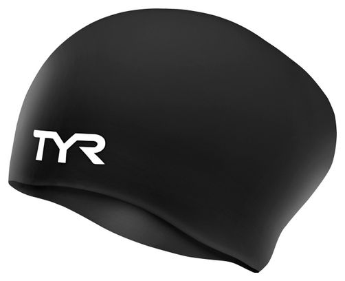 Berretto da bagno per capelli lunghi Tyr nero