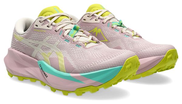 Zapatillas trail Asics Trabuco 14 Rosa/Verde, Mujer
