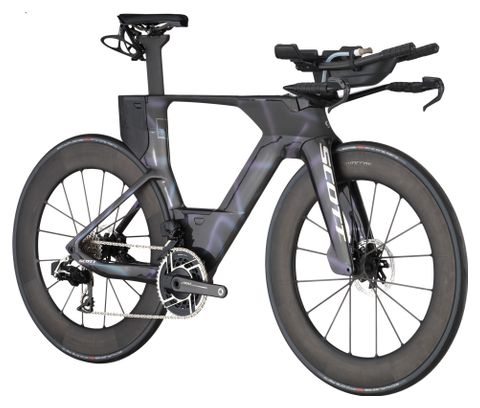 Bici da triathlon Scott Plasma RC Ultimate Sram Red AXS 12V 700 mm Nero