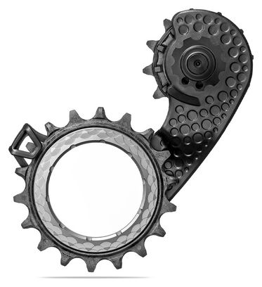 Chape de Dérailleur Hollowcage AbsoluteBlack pour Shimano Ultegra 8100 12 V Gris