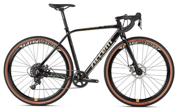 Gravel Bike Accent Furious Sram Apex 11V 700 mm Black / Green Camo 2022