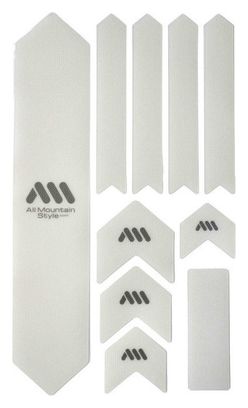 ALL MOUNTAIN STYLE Honey Comb XL Frame Protection Kit 10 stuks - Clear