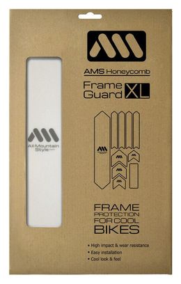 ALL MOUNTAIN STYLE Honey Comb XL Frame Protection Kit 10 stuks - Clear