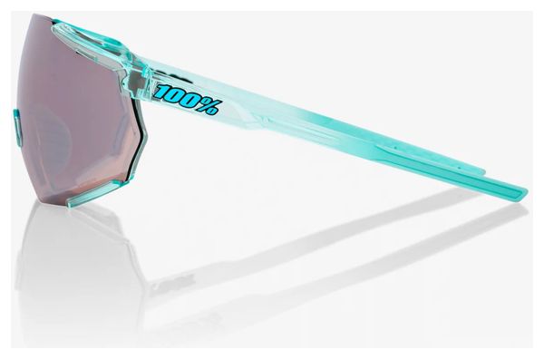 100% Racetrap 3.0 Clear Blue - HiPER Mirror Silver Lenses