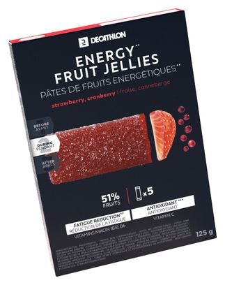 5 gelatine di frutta Aptonia Ultra Fragola/Ciliegia 5x25g