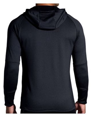 Sudadera térmica con capucha Brooks Notch 2.0 Negra Hombre