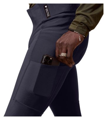 Endura Loop Ride Thermal Men's Long Bicycle Shorts (Strapless) - Gray