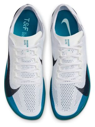 Chaussures d'Athlétisme Nike Dragonfly 2 Elite Blanc/Vert Unisexe