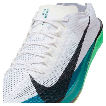 Chaussures d'Athlétisme Nike Dragonfly 2 Elite Blanc/Vert Unisexe