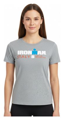 Ironman Italy Emilia-Romagna Kurzarm T-Shirt Grau Damen